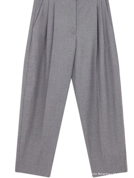 Affordable Women McCartney cropped trousers flannel pleated Stella 0726